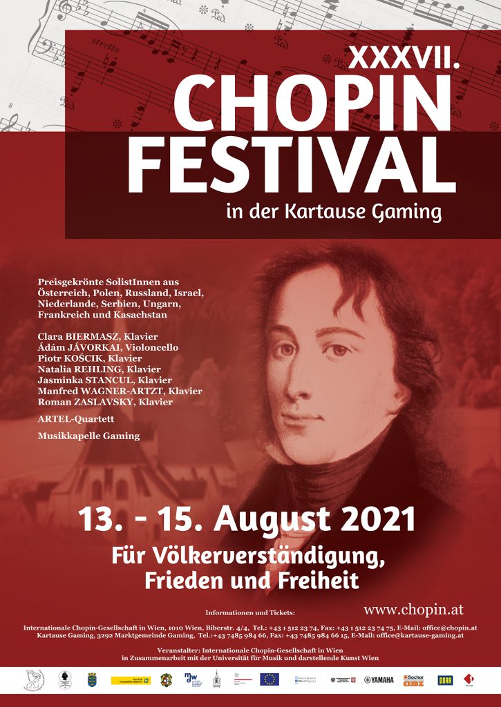 37.Chopin-Festival in der Kartause Gaming